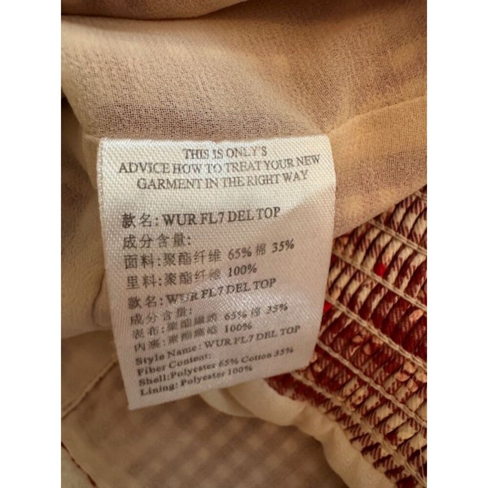 Only Love Urbanized Cottage Core gingham print corseted cropped top, M - Picture 4 of 4